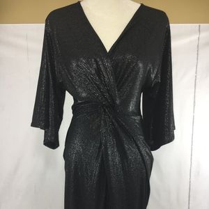 ZARA TRAFALUC LONG BLACK DRESS BNWOT